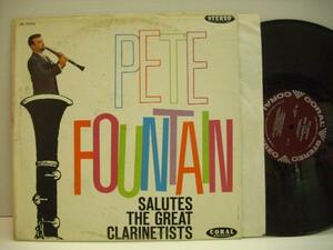 [LP] PETE FOUNTAIN / SALUTES THE GREAT CLARINETISTS