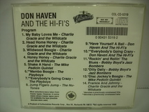 ■CD　DON HAVEN / DON HAVEN AND THE HI-FI'S ドン・ヘイブン&ザ・ハイファイズ ロカビリー◇r2302_画像2