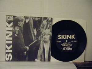 ▲EP SKINK / A: VIOLENCE B:100 TONS 輸入盤 GASOLINE BOOST GB-02 パンク◇r40507