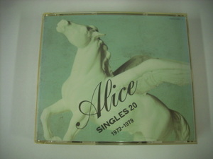 ■3CD　アリス / シングルス20 1972-1979 今はもう誰も 帰らざる日々 冬の稲妻 チャンピオン ALICE SINGLES 20 ◇r40303