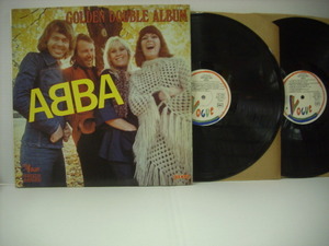 ■ダブルジャケ 2LP　ABBA / GOLDEN DOUBLE ALBUM フランス盤 アバ ゴールデンダブルアルバム 悲しきフェルナンド ママミア SOS ◇r40212