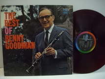 [LP] BENNY GOODMAN ベニー・グッドマン / THE BEST OF ザ・ベスト・オブ 国内赤盤 東芝音楽工業株式会社 CP-8695 ◇r31014_画像1