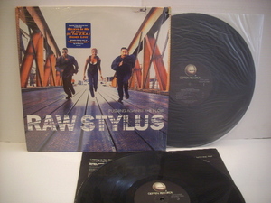 ●２LP RAW STYLUS / PUSHING AGAINST THE FLOW ロウ・スタイラス バーナードパーディ ドナルドフェイゲン参加