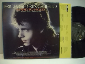 [LP] RICK SPRINGFIELD / HARD TO HOLD リック・スプリングフィールド ハード・トゥ・ホールド サントラ ◇r2912