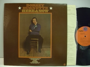 [LP] DORSEY BURNETTE / HERE&NOW / US盤 カントリー