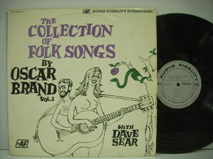 ■LP　OSCAR BRAND with DAVE SEAR / THE COLLECTION OF FOLK SONGS オスカー・ブランド 国内盤 日本コロムビア PS-1328-AF ◇r3323