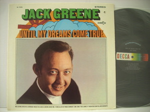 ■LP　JACK GREENE / UNTIL MY DREAMS COME TRUE ジャック・グリーン アンティルマイドリームスカムトゥルー 1969年 カントリー ◇r3929