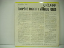 ■LP　HERBIE MANN AT THE VILLAGE GATE / ハービー・マン アットザヴィレッジゲイト カミンホームベイビー　ATLANTIC 1380 ◇r31028_画像2