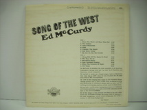 ■LP　ED McCURDY / SONG OF THE WEST エド・マッカーディー US盤 TRADITION 2061 ◇r3323_画像2