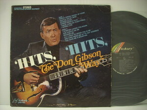■LP　DON GIBSON / HITS THE DON GIBSON WAY カントリー ドン・ギブソン ヒッツ リリースミー 1970年 ◇r3929