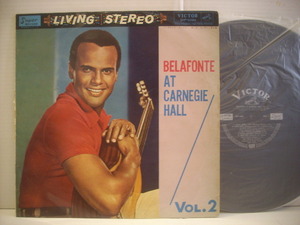 ●LP ハリー・ベラフォンテ / ベラフォンテ カーネギー・ホール・コンサート 第2集 BELAFONTE AT CARNEGIE HALL VOL.2 ◇r211130