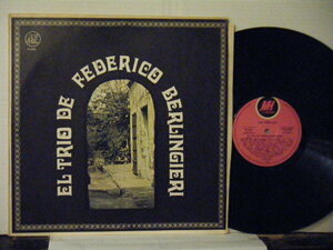 ▲LP FEDERICO BERLINGIERI / EL TRIO DE 輸入盤 MUSIC HALL 13.095 アルゼンチン タンゴ◇r31218