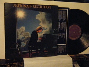 ▲LP ANDY PRATT アンディ・プラット / RESOLUTION レゾリューション US盤 NEMPEROR NE438 ◇r31112