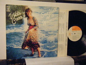 ▲LP VIKKI CARR ヴィッキー・カー / ONE HELL OF A WOMAN 女であること 国内盤 CBSソニー SOPM-136◇r31030