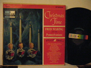 ▲LP FRED WARNING & THE PENNSYLVANIANS / CHRISTMAS TIME 輸入盤 DECCA DL-78172 クリスマス◇r31127