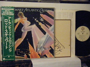 ▲LP ROD STEWART ロッド・スチュワート / ATLANTIC CROSSING アトランティック・クロッシング 帯付 ワーナー P-6547W◇r31121