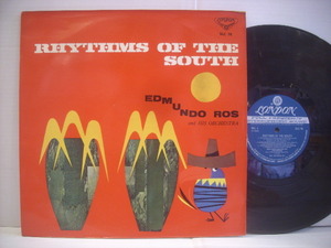 ●LP エドムンド・ロス楽団 / 南国のリズム EDMUNDO ROS AND HIS ORCHESTRA RHYTHMS OF THE SOUTH 阿部克自 ◇r211217