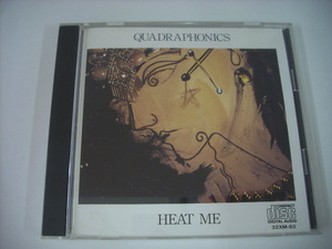 ■CD　QUADRAPHONICS クアドラフォニクス / HEAT ME ヒート・ミー 国内盤 アルファ・ムーン 32XM-82 岡野ハジメ PINK 吉田仁 ◇r40401