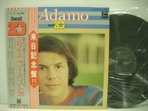 ■LP　ADAMO アダモ / BEST 20 ニュー・ベスト20 国内帯付 ◇r2505_画像1