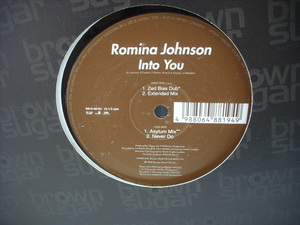 ■12インチ　ROMINA JOHNSON / INTO YOU ロミーナ・ジョンソン ZED BIAS DUB EXENDED MIX ASYLUM MIX NEVER DO ◇r2929