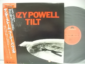 ■LP　コージー・パウエル / サンダーストーム 帯付 COZY POWELL TILT ジェフベック ゲイリームーア ジャックブルース参加