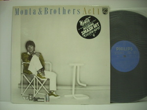 ■LP　もんた ＆ブラザーズ / アクト1 ファーストアルバム 　MONTA & BROTHERS ACT 1 ダンシングオールナイト 1980年 ◇r2911