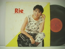 ■LP　中原理恵 / インスピレーション RIE INSPIRATION 1982年 筒美京平 松本隆 高橋幸宏 CBS・ソニー 28AH1399 ◇r3930_画像1