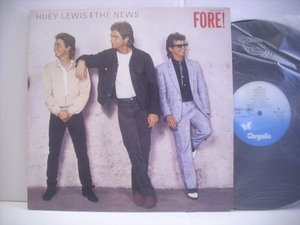 ●LP ヒューイ・ルイス &ザ・ニュース / FORE! HUEY LEWIS AND THE NEWS パワー・オブ・ラヴ 1986年 ◇r211029