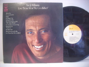 ●LP アンディ・ウィリアムス / ゴッドファーザー愛のテーマ ANDY WILLIAMS LOVE THEME FROM THE GODFATHER ◇r211015