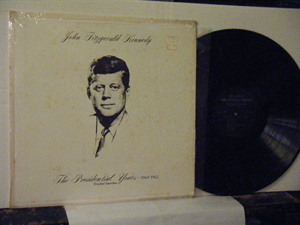 ▲LP JOHN FITZGERALD KENNEDY / THE PRESIDENTIAL YEARS 1960-1963 ORIGINAL SPEECHES 輸入盤 PICKWICK DLP-169 ケネディ演説集◇r31002