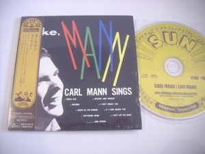 ●紙ジャケット CD カール・マン / ライク・マン 帯付 CARL MANN SINGS LIKE MANN モナリサ ベイビアイドンケア 1960年 ◇r31230