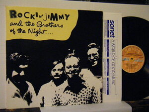 ▲LP ROCKIN' JIMMY AND THE BROTHERS OF THE NIGHT / BY THE LIGHT OF THE MOON ロッキン・ジミー US盤 SONET SNTE857 ◇r21026