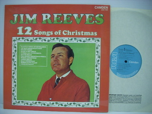 ■LP　JIM REEVES ジム・リーヴス / 12 SONGS OF CHRISTMAS 12ソングス・オブ・クリスマス UK再発盤 CAMDEN CDS 1160 ◇r21201