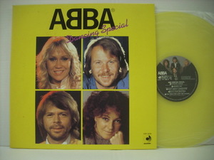 ■イエローカラー盤LP　アバ / ABBA DANCING SPECIAL ダンシングクイーン ママミア SOS 1982年 ◇r40212