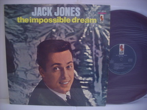 ●赤盤LP　ジャック・ジョーンズ / 魅惑のムード・ヴォーカルをあなたに JACK JONES THE IMPOSSIBLE DREAM　◇r20501