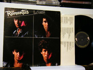 ▲LP　ROMANTICS ロマンティックス / IN HEAT イン・ヒート 国内盤 ◇r2425