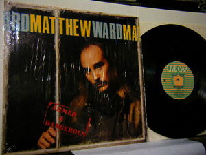 ▲LP MATTHEW WARD マシュー・ウォード / ARMED AND DANGEROUS 輸入盤