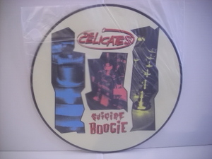 ●ピクチャー盤LP THE CELICATES / SUICIDE BOOGIE チェリケイツ スーサイドブギー 1998年 ロカビリー サイコビリー ◇r2316
