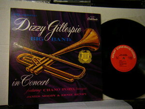 ▲LP ディジー・ガレスピー / イン・コンサートDIZZY GILLESPIE BIG BAND IN CONCERT 国内盤