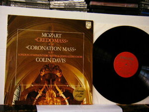 ▲LP COLIN DAVIS コリン・デイヴィス（指揮） / モーツァルト・クレド・ミサ MOZART: CREDO MASS 輸入盤◇r2405