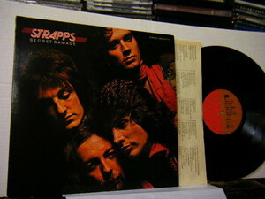 ▲LP STRAPPS ストラップス / SECRET DAMAGE シークレット・ダメージ 国内盤