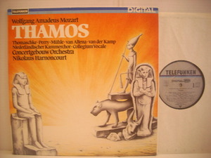 ●LP　NIKOLAUS HARNONCOURT / MOZART THAMOS アーノンクール モーツァルト エジプト王タモス THOMASCHKE ◇r2417