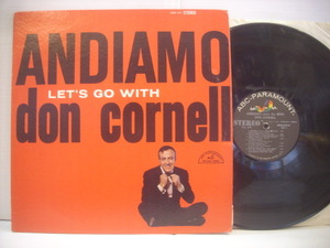 ●LP LET'S GO WITH DON CORNELL / ANDIAMO JOE GUERICIO ドン・コーネル アンディアモ ◇r40409