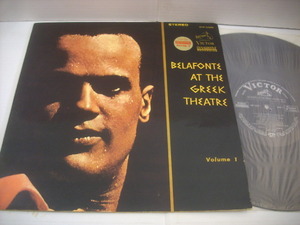 ●LP ハリー・ベラフォンテ / ベラフォンテ・グリーク・シアター・コンサート 第1集 HARRY BELAFONTE AT THE GREEK THEATRE ◇r40408