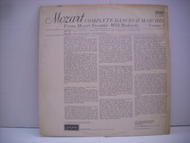 ●LP 　WILLI BOSKOVSKY / MOZART COMPLETE DANCES & MARCHES VOLUME 8 ボスコフスキー指揮 モーツァルト 2つの行進曲 1966年 ◇r40315_画像2