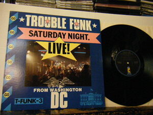 ▲LP TROUBLE FUNK トラブル・ファンク / SATURDAY NIGHT LIVE サタデー・ナイト・ライヴ 輸入盤 90488-1-Y