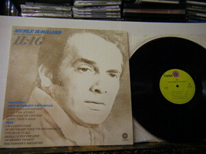 ▲LP MERLE HAGGARD マール・ハガード / HAG ハグ 国内盤 赤盤