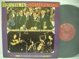 ■LP THE HIGHWAYMEN / HOMECOMING! RECORDED LIVE AT WESLEYAN UNIVERSITY ハイウェイメン ホームカミング