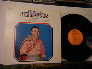 ▲LP JIM REEVES ジム・リーヴス / ベスト・オブ THE BEST OF JIM REEVES VOL.３ 国内盤