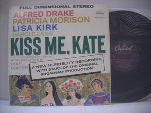 ●LP 　ALFRED DRAKE PATRICIA MIRISON LISA KIRK HAROLD KIRK / KISS ME KATE COLE PORTER キスミーケイト コール・ポーター ◇r40318